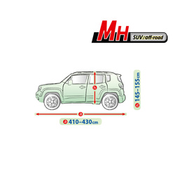Pokrowiec na samochód Membrane Garage MH SUV 410-430 cm + torba