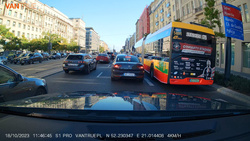 Rejestrator jazdy VANTRUE S1 PRO 2CH SONNET 1 PRZÓD 2,7k TYŁ FHD WIFI GPS HDR