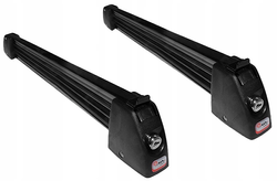 Bagażnik na narty Amos Ski Lock 5 Black aluminium 5 pary nart 4 deski / FERIE2026