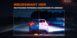 Rejestrator jazdy VANTRUE S1 PRO 2CH SONNET 1 PRZÓD 2,7k TYŁ FHD WIFI GPS HDR