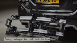 PROUSER Diamant SG2 Bagażnik uchwyt rowerowy na hak na 2 rowery składany 13-PIN