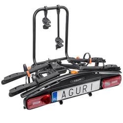 Aguri Active Bike 3 E-BIKE bagażnik rowerowy na hak na 3 rowery elektryczne black