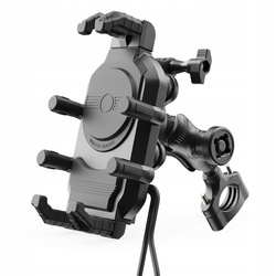 Motocyklowy uchwyt na telefon FreedConn MC39 Antywibracyjny ładowanie USB-C