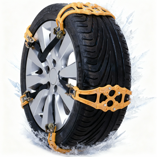 Łańcuchy śniegowe nakładki na opony opaski uniwersalne 165-275mm KN 42116