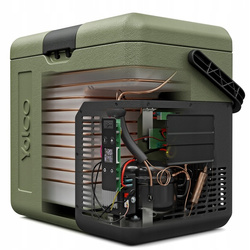 Lodówka turystyczna z kompresorem Yolco ET18 GREEN 17L Bluetooth 5.0 + bateria modułowa