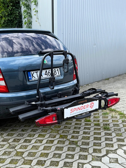 Spinder LX2 LED Bagażnik uchwyt rowerowy na hak na 2 rowery składany 13-PIN