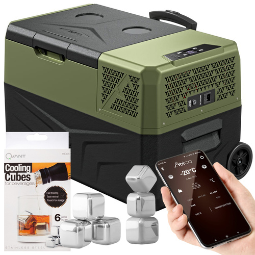 Lodówka turystyczna z kompresorem Yolco BCX30 GREEN 28L + kostki lodu