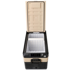 Lodówka turystyczna z kompresorem Yolco KX30 Sand 25L 12V 24V 240V + bateria modułowa Yolco SC4B 15600 mAh