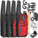 ZESTAW Krótkofalówka Walkie-talkie Baofeng BF-25E Black + Red PMR podkanały