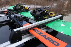 Bagażnik na narty AMOS Ski Lock 5 Silver aluminium 5 pary nart 4 deski / FERIE2026