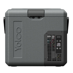 Lodówka turystyczna z kompresorem Yolco ET18 CARBON 17L Bluetooth 5.0 + bateria modułowa 15600 mAh