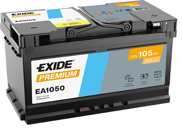 Akumulator Exide EA1050 105Ah 850A P+ 12V