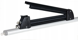 Bagażnik na narty Amos Ski Lock 5 Black aluminium 5 pary nart 4 deski / FERIE2026