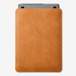 Eleganckie etui na MacBook 14 PRO M4 ze skóry naturalnej Baltan Sleeve brąz