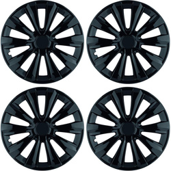 Kołpaki 16 Delta Black czarne 4 szt.