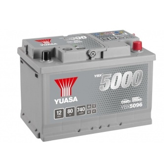 Akumulator Yuasa YBX5096 80Ah 740A P+ 12V