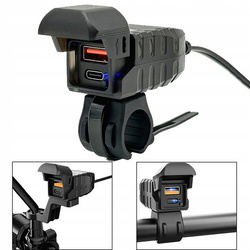 Ładowarka motocyklowa FreedConn MC40 2xUSB Szybkie Ładowanie QC3.0 USB-C