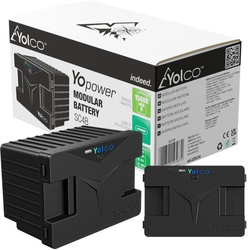 Lodówka turystyczna z kompresorem Yolco TCX50 Carbon 52L 12V 24V 240V + bateria modułowa