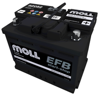 Akumulator Moll ME82052 52Ah 520A P+ 12V