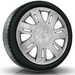 Kołpaki 15 NRM Supernova silver + ring 4 szt.
