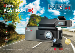 Wideorejestrator kamera samochodowa Xblitz Platinum 4K