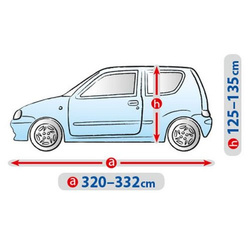 Pokrowiec na samochód Basic Garage Hatchback S2