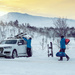 Bagażnik na narty Thule SnowPack Extender Silver aluminium 5 par nart 2 deski
