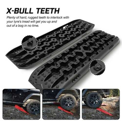 Trapy Pomarańczowe X-Bull Offroad do jazdy w piasku, błocie, śniegu + uchwyty montażowe 