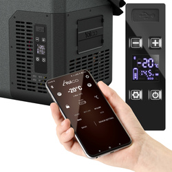 Lodówka turystyczna z kompresorem Yolco ET18 CARBON 17L Bluetooth 5.0