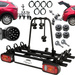 AMOS GIRO 3 Black Bagażnik rowerowy na hak platforma rowerowa na 3 rowery do 75KG - 13PIN