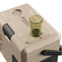 Lodówka turystyczna z kompresorem Yolco ET18 SAND 17L Bluetooth 5.0 + bateria modułowa