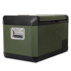 Lodówka turystyczna z kompresorem Yolco GCX37 Green 37L 12V 24V 240V + bateria modułowa Yolco 15600 mAh