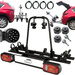AMOS GIRO 2 Black Bagażnik rowerowy na hak platforma rowerowa na 2 rowery do 75KG - 13PIN