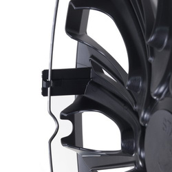 Kołpaki 14 NRM Strong Czarny Matt 4 szt. + klucz do kół Formula 1 F1 17/19 mm 21/23 mm + etui