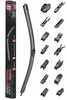 Wycieraczki samochodowe uniwersalne HQ Automotive Multiplus 525mm+450mm