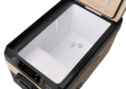 Lodówka turystyczna z kompresorem Yolco KX30 Sand 25L 12V 24V 240V + bateria modułowa Yolco SC4B 15600 mAh