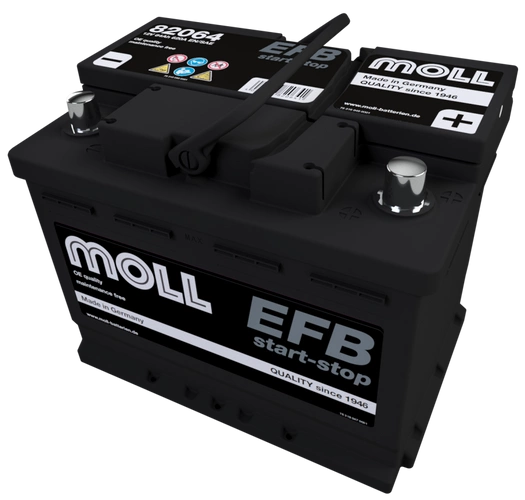 Akumulator Moll ME82064 64Ah 620A P+ 12V