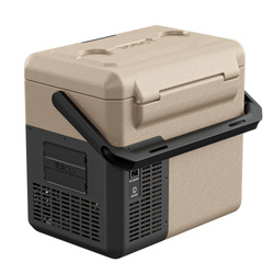 Lodówka turystyczna z kompresorem Yolco ET18 SAND 17L Bluetooth 5.0 + bateria modułowa