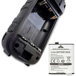 ZESTAW Krótkofalówka Walkie-talkie Baofeng BF-25E Black + Red PMR podkanały