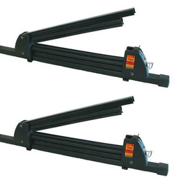 Bagażnik na narty Amos Ski Lock 3 Black aluminium 3 pary nart 2 deski zamykany / FERIE2026 