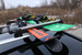 Bagażnik na narty AMOS Ski Lock 3 Silver aluminium 3 pary nart 2 deski