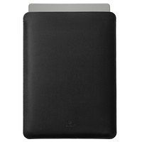 Eleganckie etui na MacBook Air 15 M2 ze skóry naturalnej Baltan Sleeve czarne