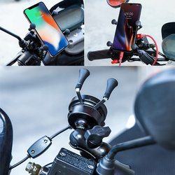 Uchwyt Motocyklowy FreedConn MC7W z ładowaniem indukcyjnym na telefon