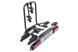 Aguri Active Bike PRO 2 Silver Bagażnik rowerowy na hak do przewozu 2 rowerów