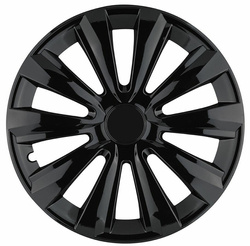 Kołpaki 14 Delta Black czarne 4 szt.