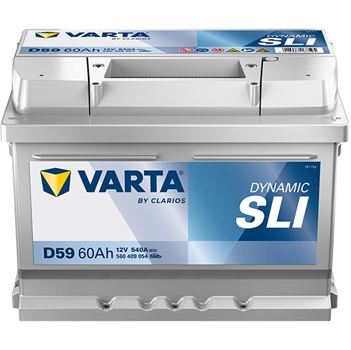 Akumulator Varta SLI 560409054 60Ah 540A P+ 12V