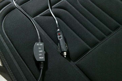 Mata grzewcza podgrzewana na fotel 12V niemiecka 75750 + gratis uchwyt na telefon