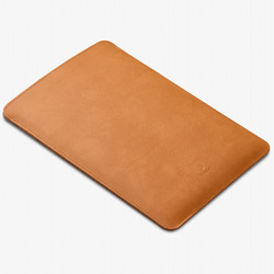 Eleganckie etui na MacBook 14 PRO M4 ze skóry naturalnej Baltan Sleeve brąz