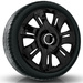 Kołpaki 15 NRM Supernova black + ring 4 szt.
