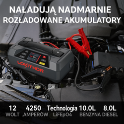 Jump Starter Lokithor JTC4250 4250A powerbank LED 300lm